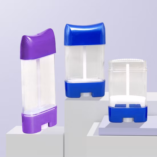 75g usine emballage cosmétique blanc crème solaire crème solaire bouteille conteneur déodorant bâton